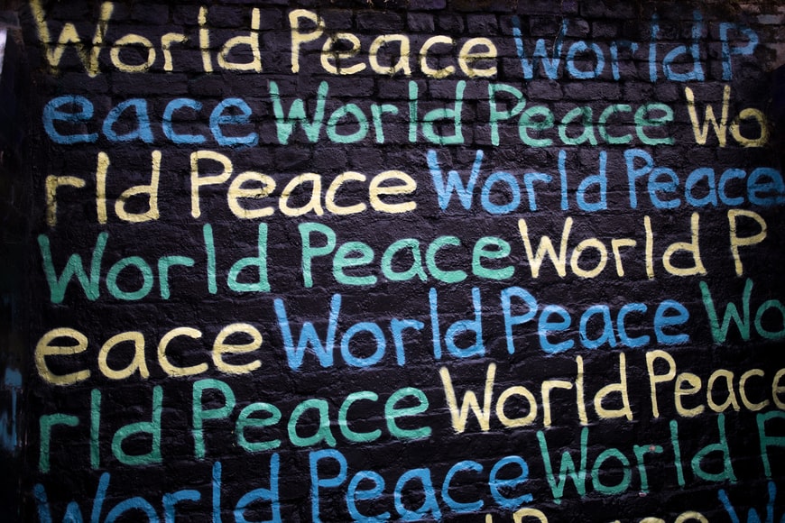 World peace sign