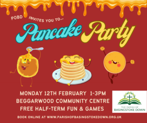 Pancake Party flyer