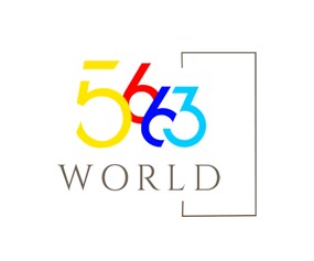 Logo for 5663 World in yellow, red, blue