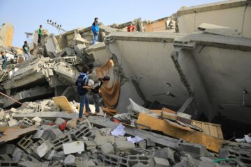 Gaza buildings destroyed