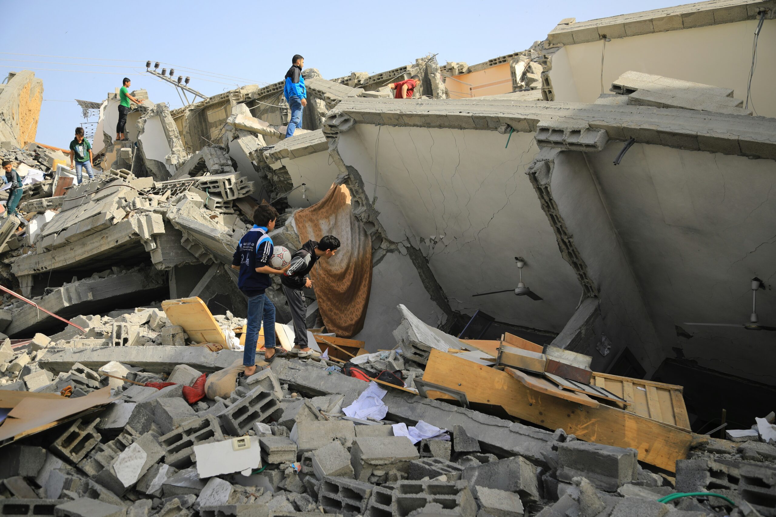 Gaza buildings destroyed