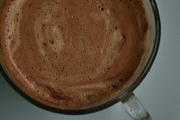 close up of a mug of hot chocolate